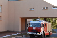 Прибытие расчета пожарной части №27 Курортного района